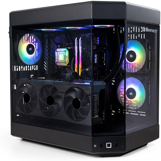 A great gaming pc, with great aesthetics, custom built and fish tank like case